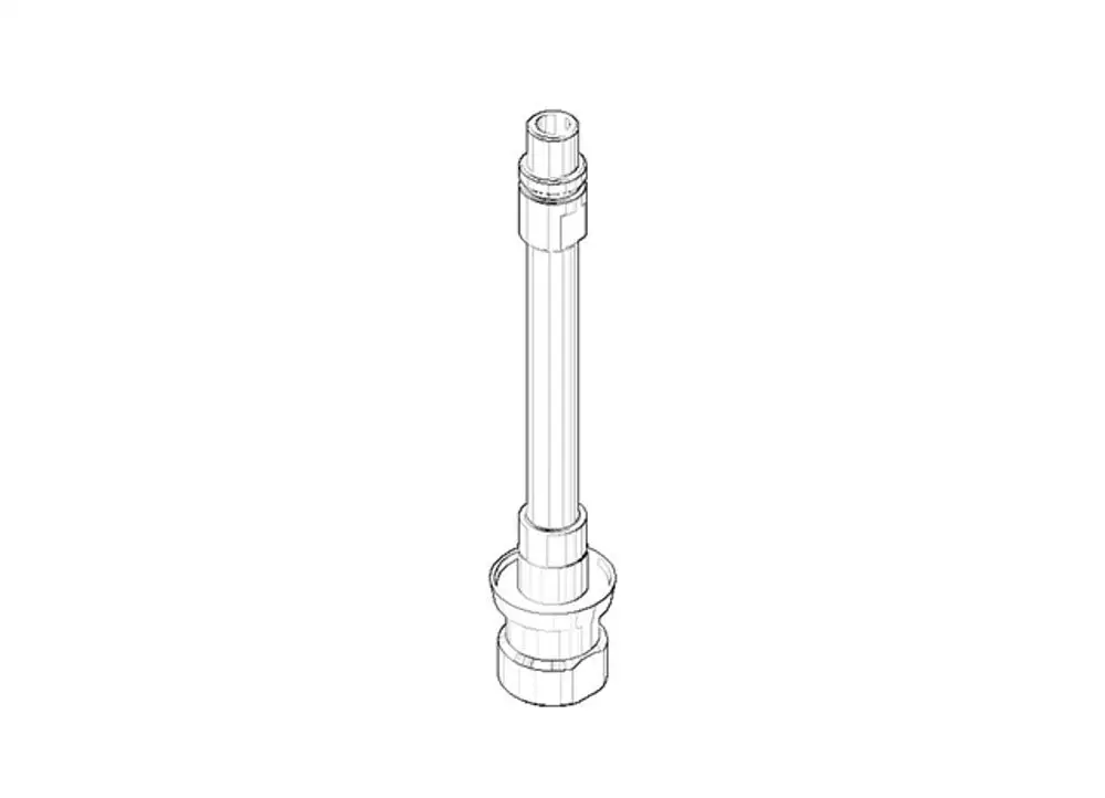DORNBRACHT Anschluss ERSATZTEILE 90282203300 D. 24 x 129 mm chr gebürstet, 90282203300-93 Galeriebild 1